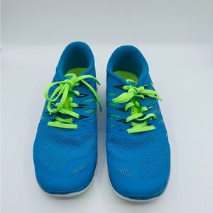 Nike Men’s Free Blue & Yellow Shoes | US 8 | EUC